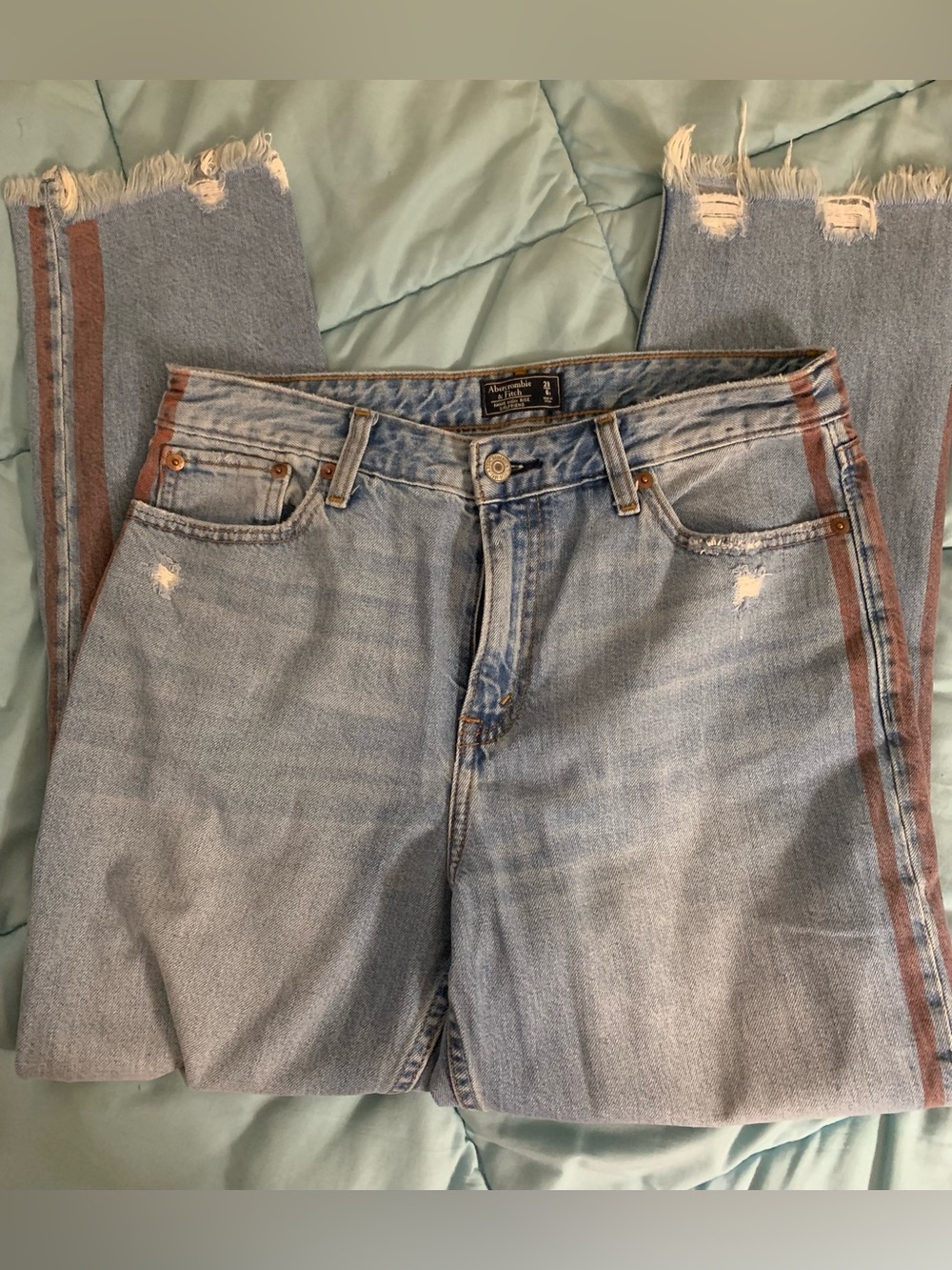 Abercrombie + Fitch denim capris